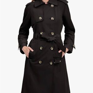 London Fog timeless black Trench Coat